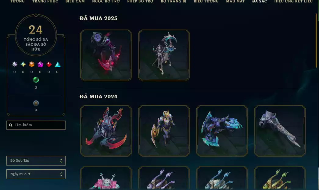 Ảnh 🦎🐾(1 Hàng Hiệu Lissanra) Main Rừng Nhiều Skin Nổi Bật :  Khazix CKGT , Kayn Tử Thần , Lilia Ma Sứ , Diana Đồ Long , Diana Nữ Chúa Tuyết...) _ TFT 4 Huy Chương + 5k5 Pha LÊ Xứ Sở, Pet Tím Whisker+ Chưởng Lực Hàng Hiệu