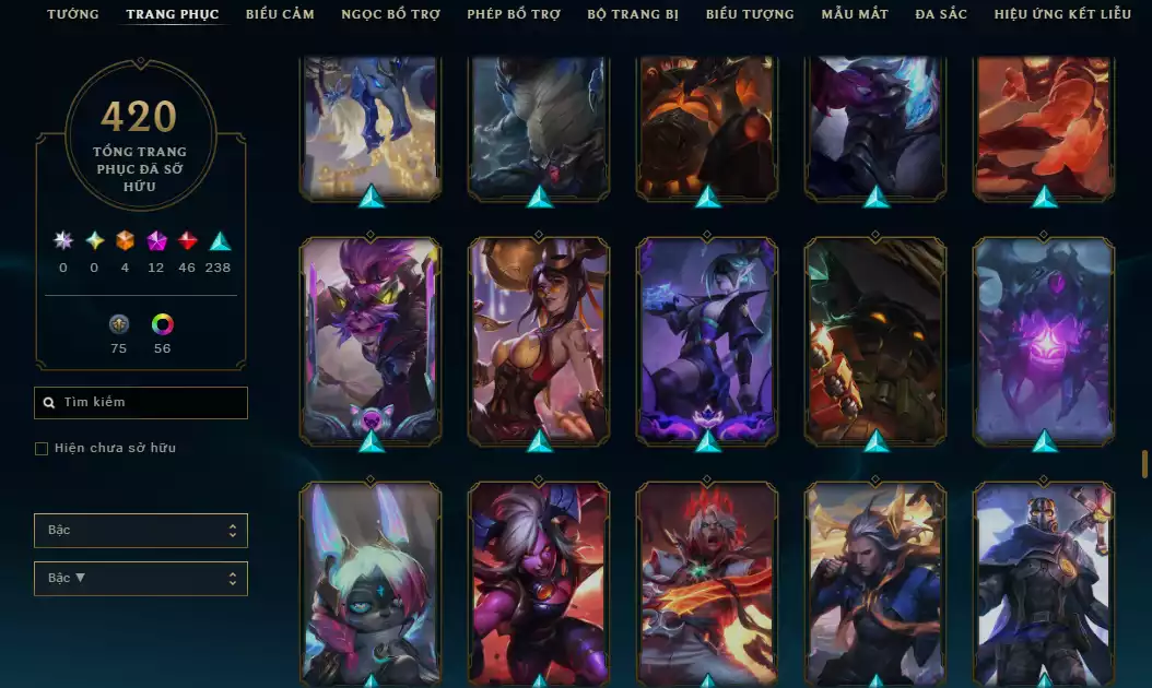 Ảnh 🔥10 Hàng Hiệu - ( Jinx , Diana , Kaisa , Sett , Soraka,Teemo,Vayne,Zoe ) -Main ADC Nhiều Skin Đẹp