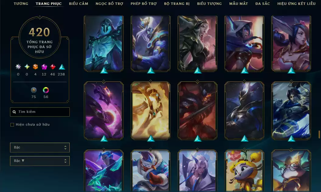 Ảnh 🔥10 Hàng Hiệu - ( Jinx , Diana , Kaisa , Sett , Soraka,Teemo,Vayne,Zoe ) -Main ADC Nhiều Skin Đẹp