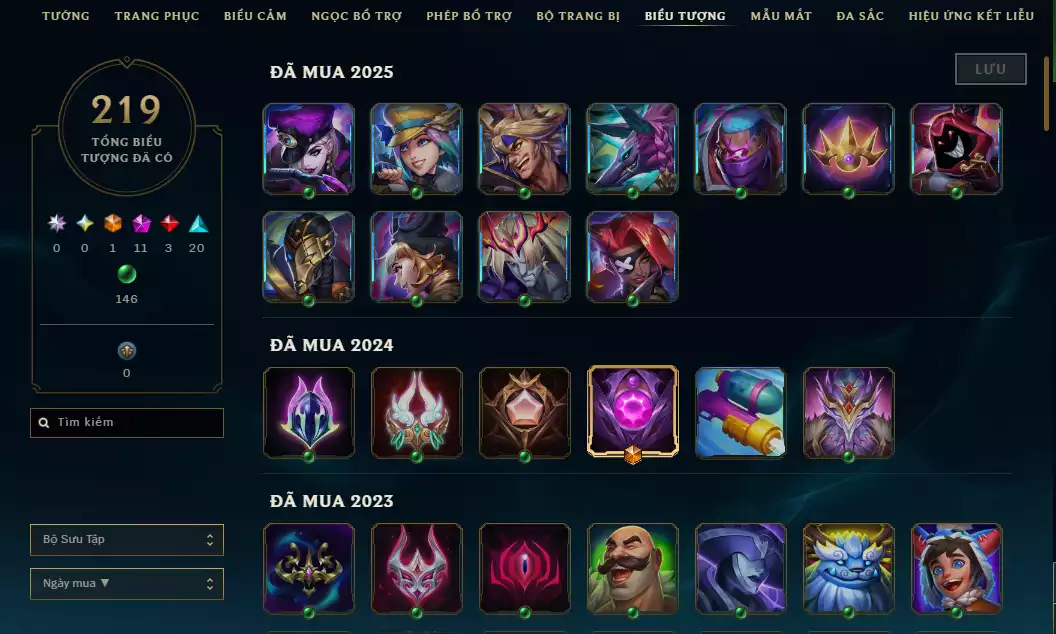 Ảnh 🔥10 Hàng Hiệu - ( Jinx , Diana , Kaisa , Sett , Soraka,Teemo,Vayne,Zoe ) -Main ADC Nhiều Skin Đẹp