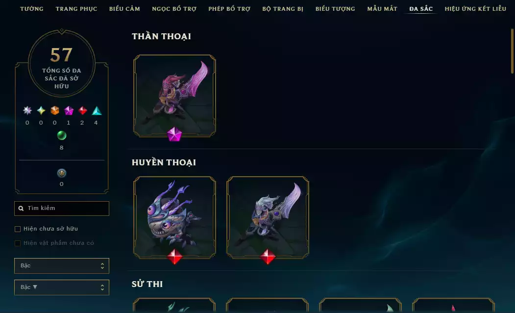 Ảnh 🔥10 Hàng Hiệu - ( Jinx , Diana , Kaisa , Sett , Soraka,Teemo,Vayne,Zoe ) -Main ADC Nhiều Skin Đẹp