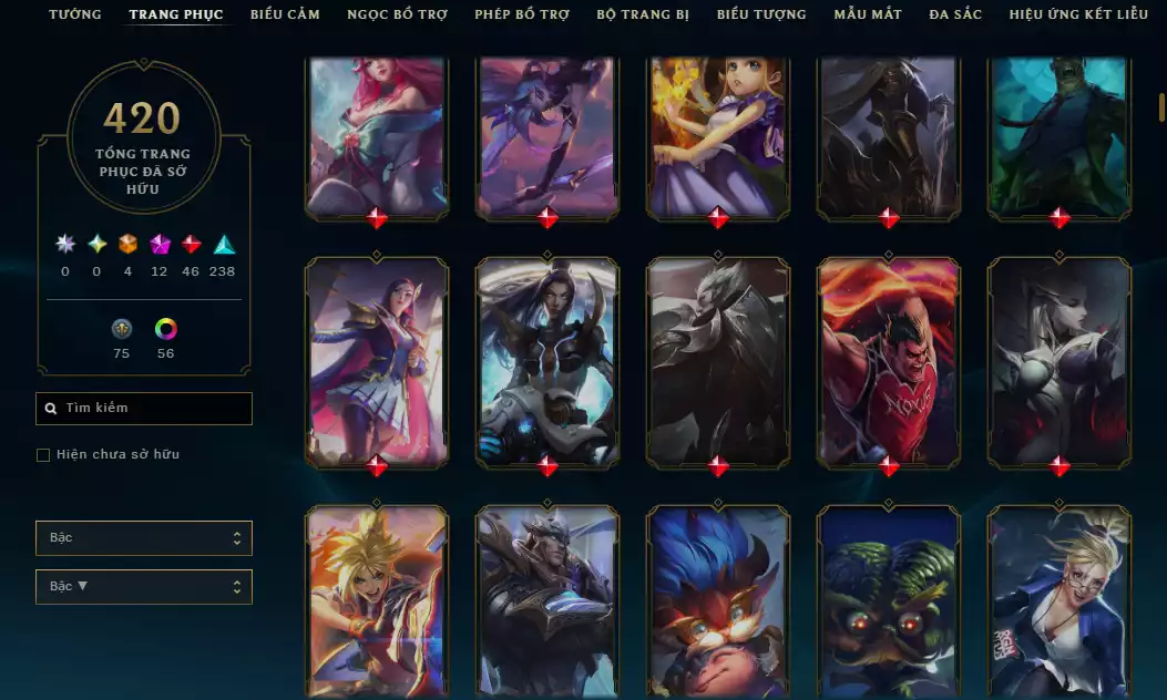 Ảnh 🔥10 Hàng Hiệu - ( Jinx , Diana , Kaisa , Sett , Soraka,Teemo,Vayne,Zoe ) -Main ADC Nhiều Skin Đẹp