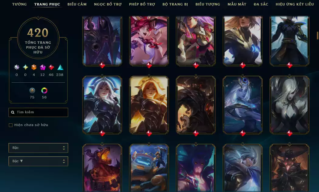 Ảnh 🔥10 Hàng Hiệu - ( Jinx , Diana , Kaisa , Sett , Soraka,Teemo,Vayne,Zoe ) -Main ADC Nhiều Skin Đẹp