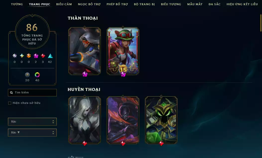 Ảnh ✨Main Top Jayce 420k Thông Thạo + Nhiều Skin Jayce + TOP ( T1 Jayce + Kháng Chiến + Học Viện + Arcane ) - TFT Yunara Tím + Sàn Tím