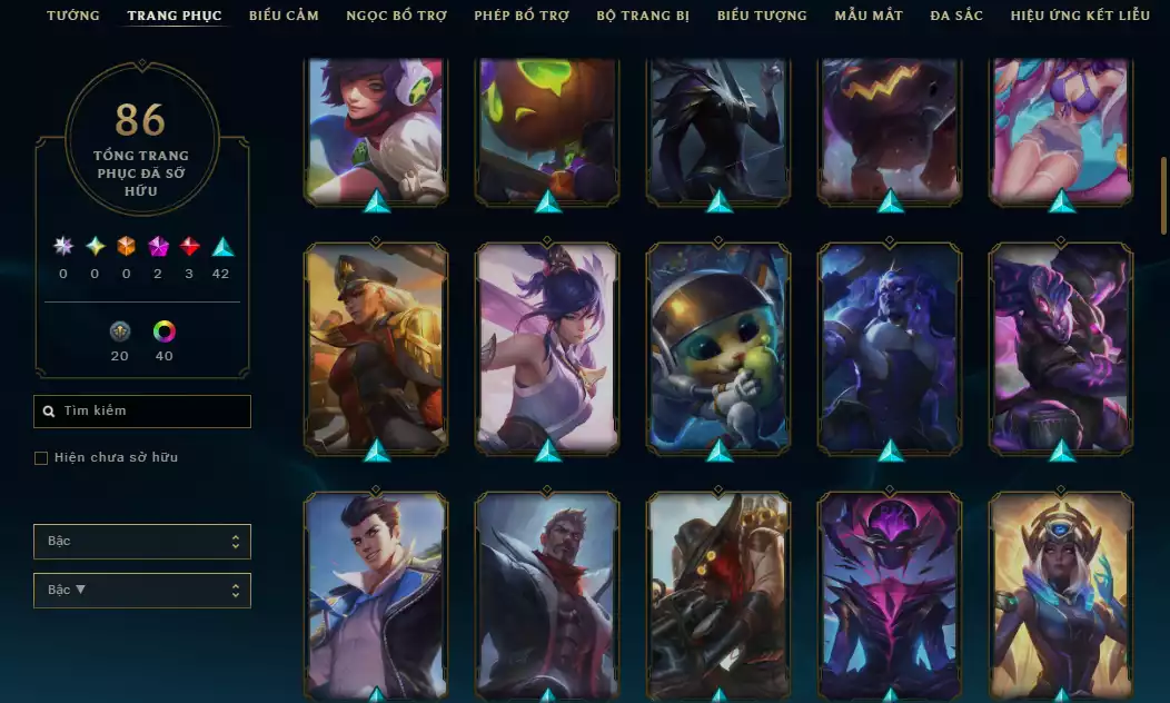 Ảnh ✨Main Top Jayce 420k Thông Thạo + Nhiều Skin Jayce + TOP ( T1 Jayce + Kháng Chiến + Học Viện + Arcane ) - TFT Yunara Tím + Sàn Tím