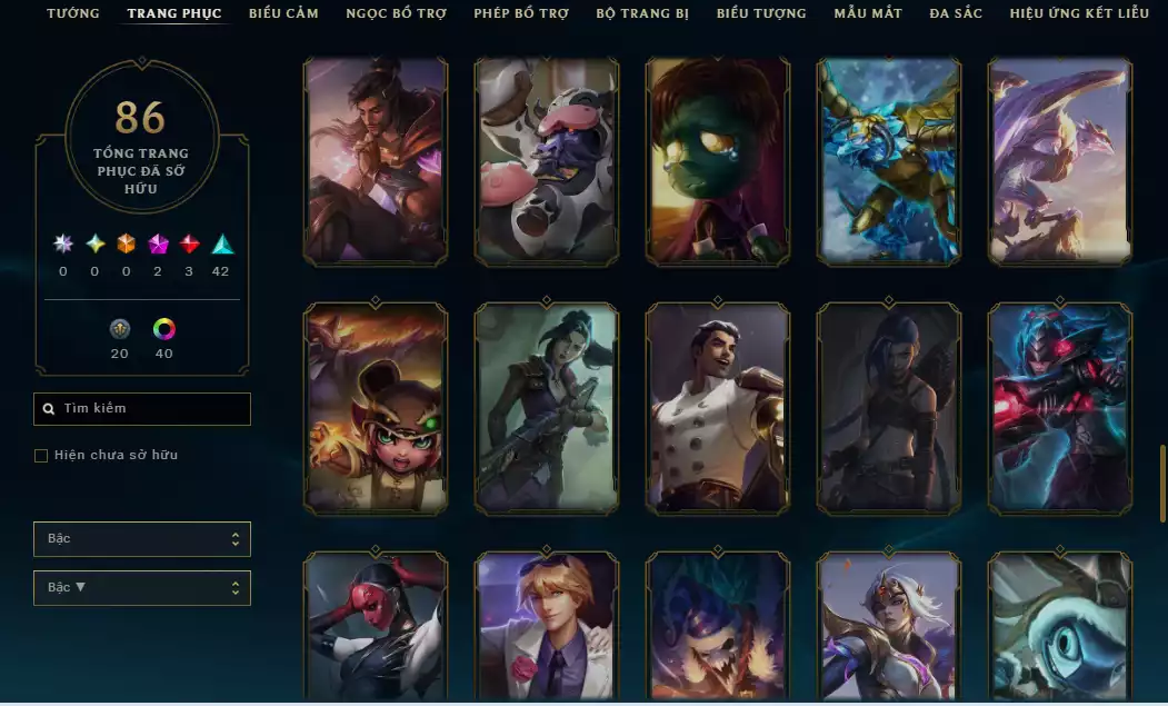 Ảnh ✨Main Top Jayce 420k Thông Thạo + Nhiều Skin Jayce + TOP ( T1 Jayce + Kháng Chiến + Học Viện + Arcane ) - TFT Yunara Tím + Sàn Tím