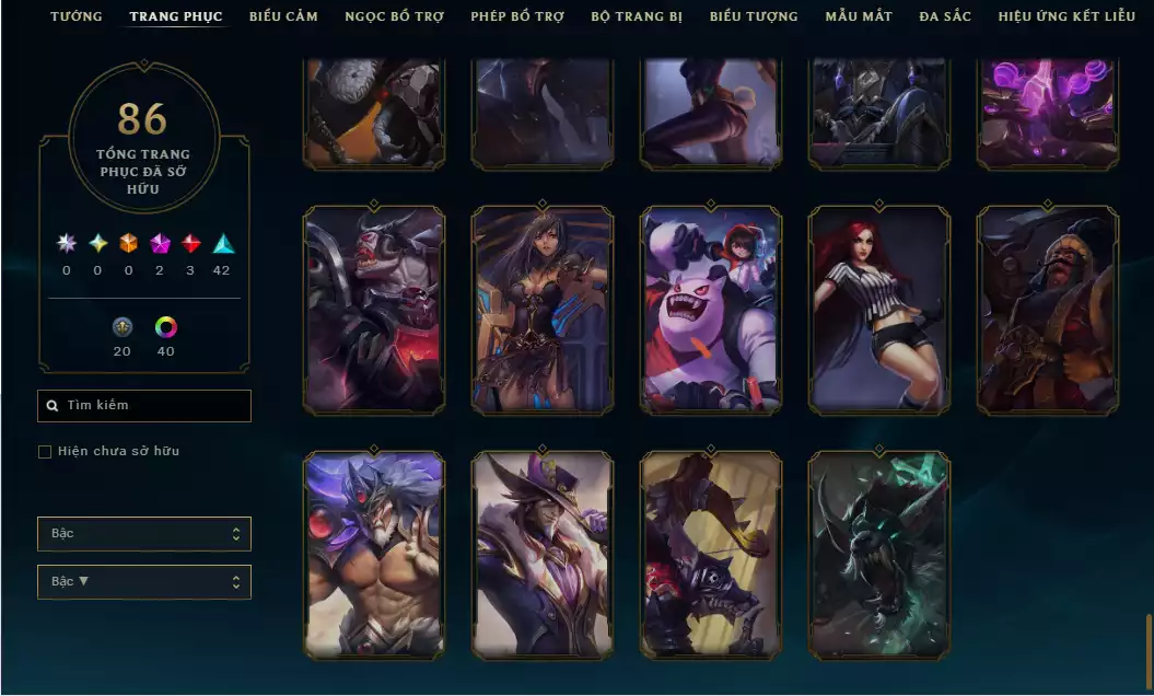 Ảnh ✨Main Top Jayce 420k Thông Thạo + Nhiều Skin Jayce + TOP ( T1 Jayce + Kháng Chiến + Học Viện + Arcane ) - TFT Yunara Tím + Sàn Tím