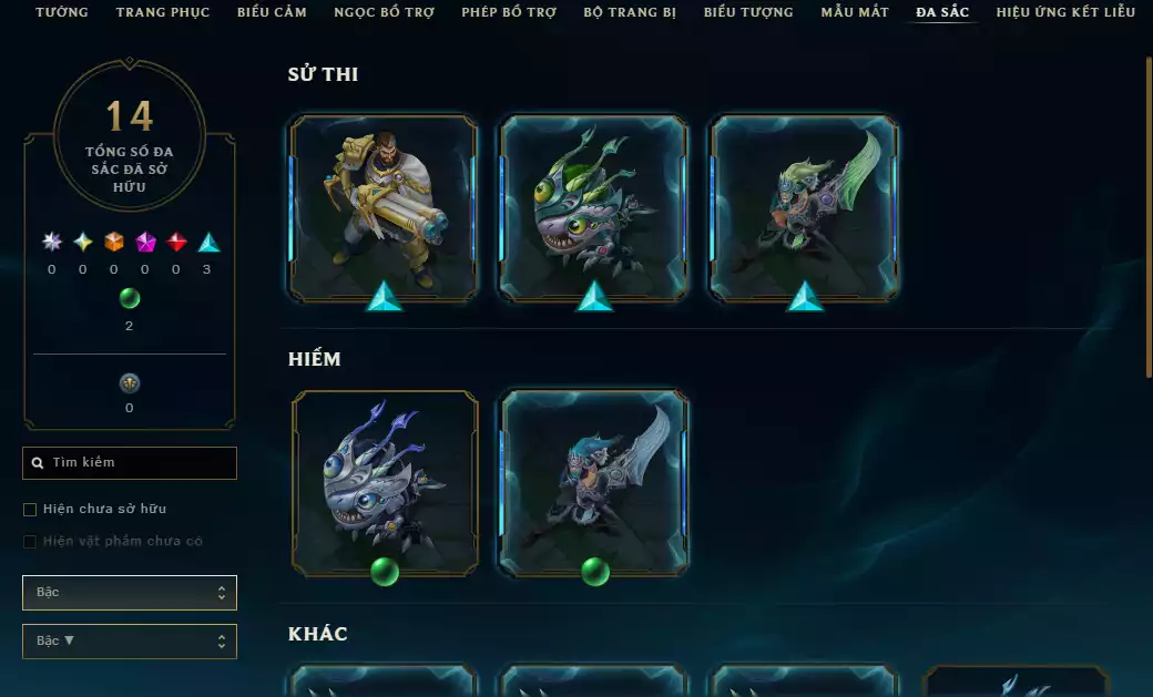 Ảnh 💬Unrank - Thông Thạo Rừng Yi- ( Nhiều Skin Yi + Skin Nổi Bật : Darius Lang Vương,AAtrox Máy Móc , Kayn Ma Sứ,Garen Thần Thoại,Zed Quán Quân....)