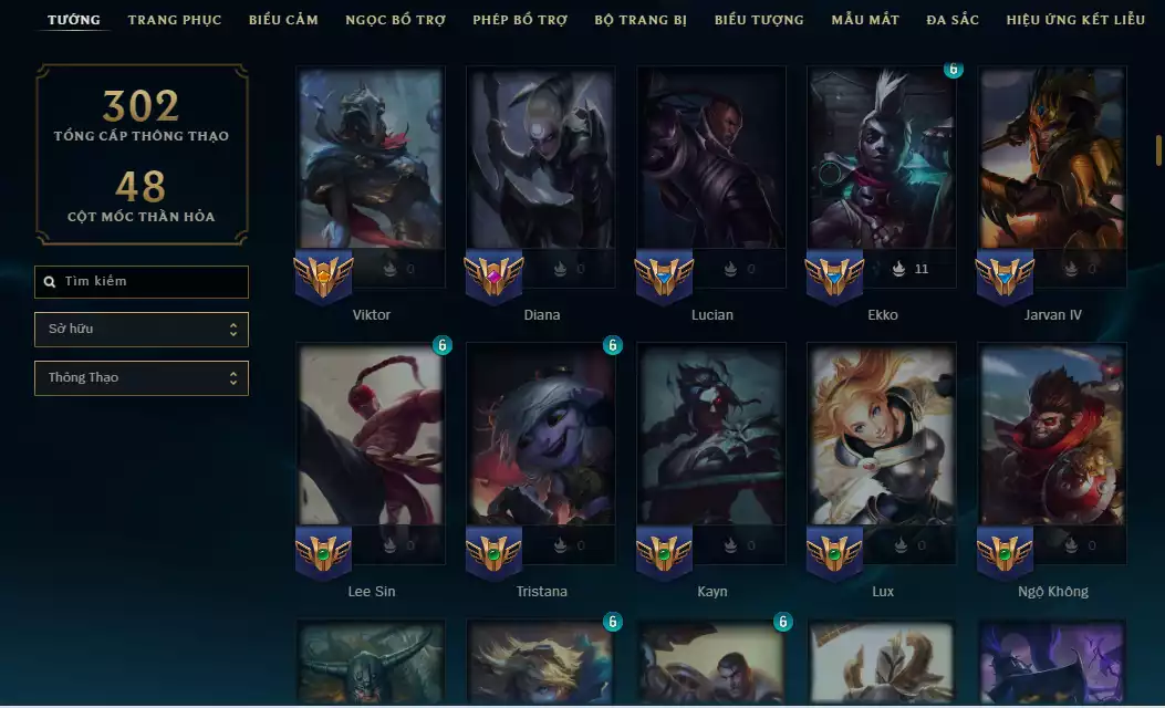 Ảnh 💬Unrank - Thông Thạo Mid - ( Nhiều Skin Nổi Bật : Ezreal Vũ Khí TT , Diana Nữ Chúa Tuyết,Irelia Thần Thoại , Garen Sư Vương,Yone Mặc Ảnh Quỷ Diện ...)