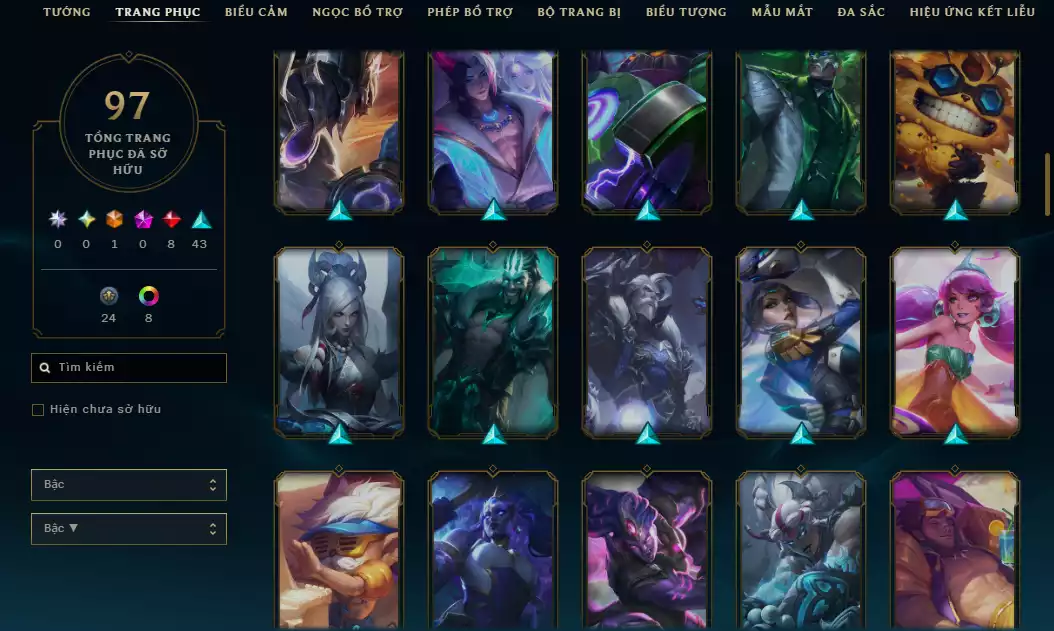 Ảnh 💬Unrank - Thông Thạo Mid - ( Nhiều Skin Nổi Bật : Ezreal Vũ Khí TT , Diana Nữ Chúa Tuyết,Irelia Thần Thoại , Garen Sư Vương,Yone Mặc Ảnh Quỷ Diện ...)