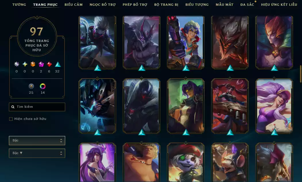 Ảnh 💬Unrank - Thông Thạo Rừng Yi- ( Nhiều Skin Yi + Skin Nổi Bật : Darius Lang Vương,AAtrox Máy Móc , Kayn Ma Sứ,Garen Thần Thoại,Zed Quán Quân....)