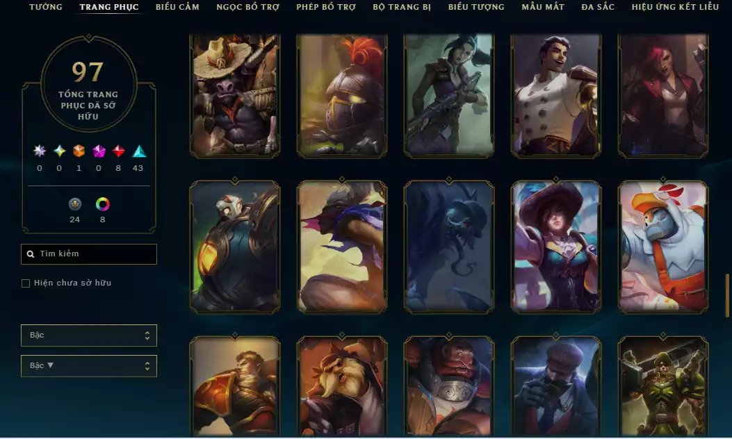 Ảnh 💬Unrank - Thông Thạo Mid - ( Nhiều Skin Nổi Bật : Ezreal Vũ Khí TT , Diana Nữ Chúa Tuyết,Irelia Thần Thoại , Garen Sư Vương,Yone Mặc Ảnh Quỷ Diện ...)