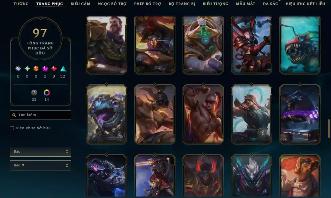 Ảnh 💬Unrank - Thông Thạo Rừng Yi- ( Nhiều Skin Yi + Skin Nổi Bật : Darius Lang Vương,AAtrox Máy Móc , Kayn Ma Sứ,Garen Thần Thoại,Zed Quán Quân....)