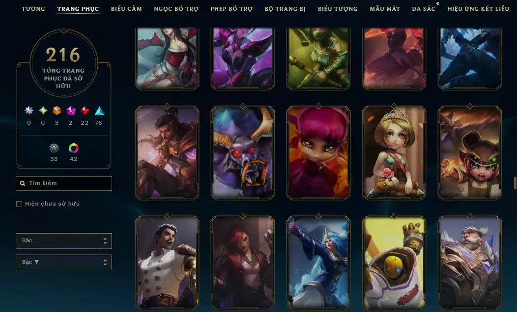 Ảnh Acc Liên Minh Huyền Thoại + TFT T1 YONE TÍM