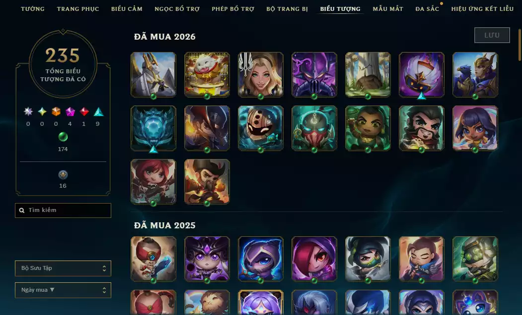 Ảnh Acc Liên Minh Huyền Thoại + TFT T1 YONE TÍM