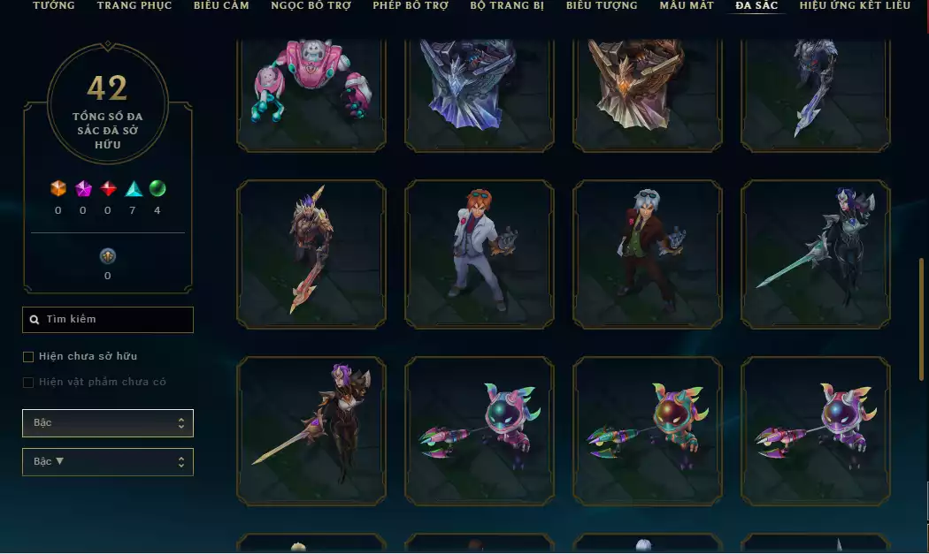 Ảnh Acc Liên Minh Huyền Thoại + TFT T1 YONE TÍM