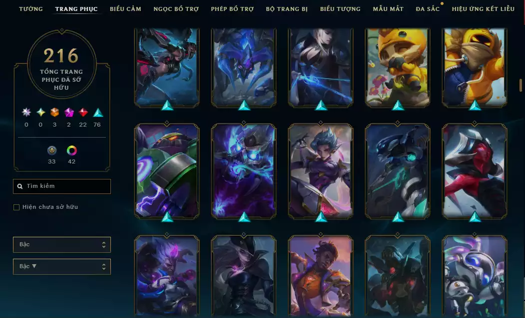 Ảnh Acc Liên Minh Huyền Thoại + TFT T1 YONE TÍM