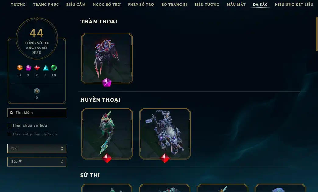 Ảnh Acc Liên Minh Huyền Thoạii